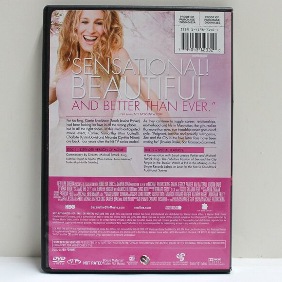 Sex And The City The Movie Extended Cut Two Disc Special Edition - Picture 2 of 11